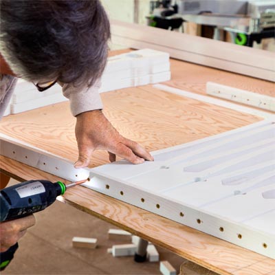 Make the Panels for how to Build a Gingerbread Balustrade