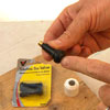 tire air pressure valve and endcap with hole made to fit the valve