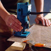 cut the laminate with a trim router
