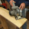 circular saw, cutting, stilts