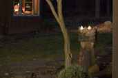 Transform an Old Chimney Pot Into a Garden Light