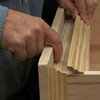Install bed molding around top