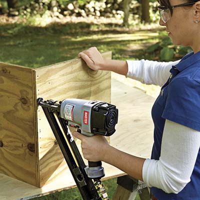 fasten together precut panels