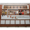 Cut the cabinet's preprimed sides