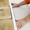 aligning shutters to make screen door
