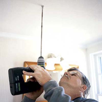 Drilling a reference hole