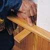 Marking cap rails to length