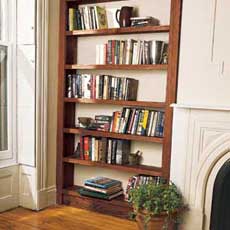 built in bookcase plans to build
