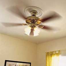 installing a ceiling fan out