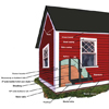 hanging clapboard siding