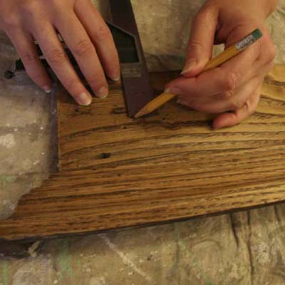 making doorknob coatrack