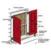 hanging exterior shutters tout
