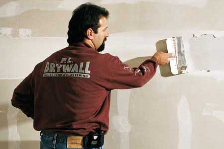 can i patch plaster with drywall mud