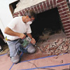 giving a fireplace a facelift