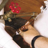 fitting the pipe connection