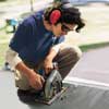 cut and remove damaged boards