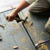 remove old wood on both sides