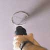 Cutting around light fixtures
