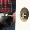 Drilling the edge bore of a lockset
