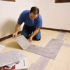 tiling a room from its center