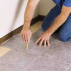 scribing the tiles to fit along the wall