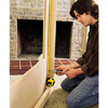 Positioning the mantel cleats.