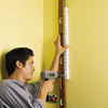 installing wall-mounted shelves