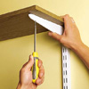 installing wall-mounted shelves