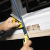 laying out the hinge mortises of a new door