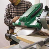cutting baseboard with a miter saw 