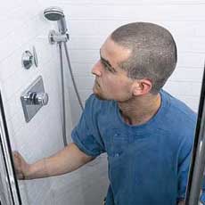 installing a shower door tout