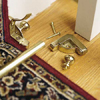 Installing carpet runner rods
