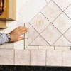 Set the decorative tiles