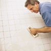 Apply the grout