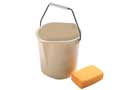 bucket with sponge