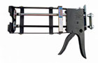 double-barrel caulk gun