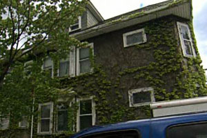 the East Boston house project at the beginning of renovation