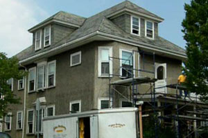 renovation continues at the East Boston house project