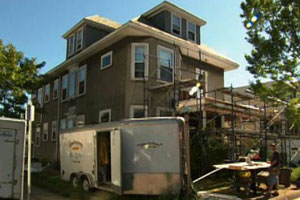renovation continues at the East Boston house project
