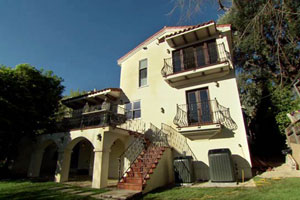 completed renovation of the Los Angeles TV project house
