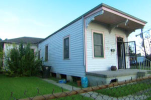 the New Orleans house project before renovation begins