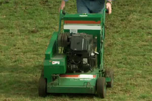 Roger Cook shows how to reseed a lawn