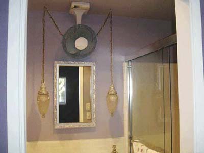 bathroom fan is wired to the wall switch