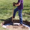 Fill the Trench for the Fire Pit