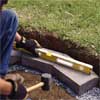 Lay and Level the First Course for the Fire Pit