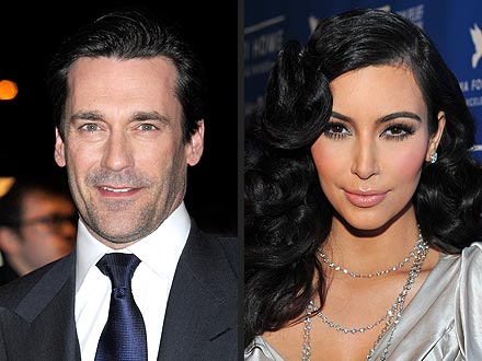 Jon Hamm and Kim Kardashian are feuding over Time Clock Software??