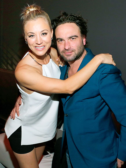 Kaley Cuoco and Johnny Galecki: Big Bang Theory Stars Attend Fallout 4 ...